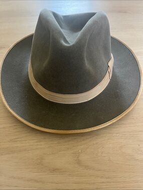 Vintage Gebr Jeffers fedora European wide brim classic unisex